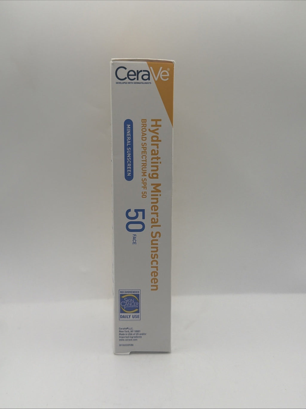 Mineral Sunscreen SPF 50 Face Sunscreen 2.5 oz Hydrating Sunblock
