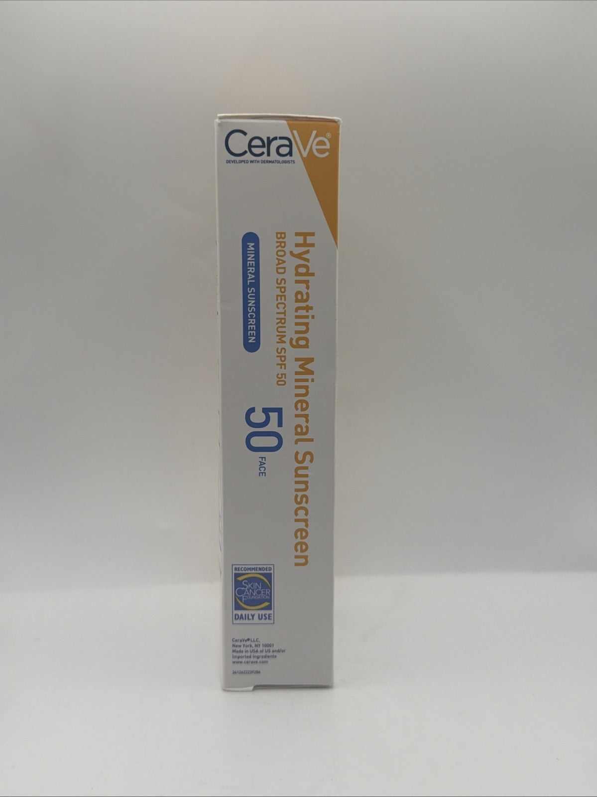 Mineral Sunscreen SPF 50 Face Sunscreen 2.5 oz Hydrating Sunblock