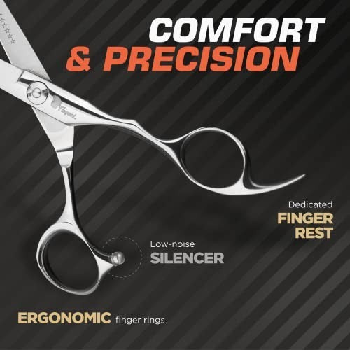Professional 6-Inch Hair Cutting Scissors Shears - Sharp Blades for Salon Use