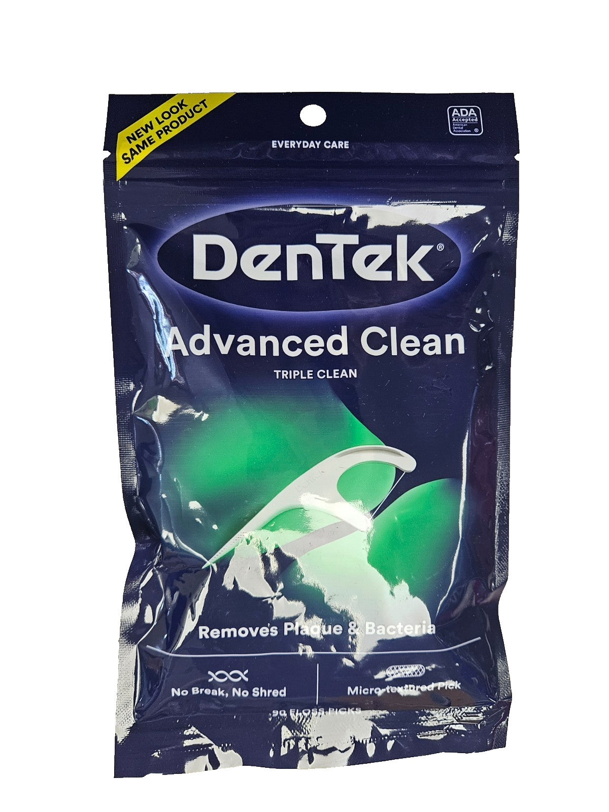 Extra Strong Dental Floss Picks - Triple Clean, 90 Count (3 Pack)