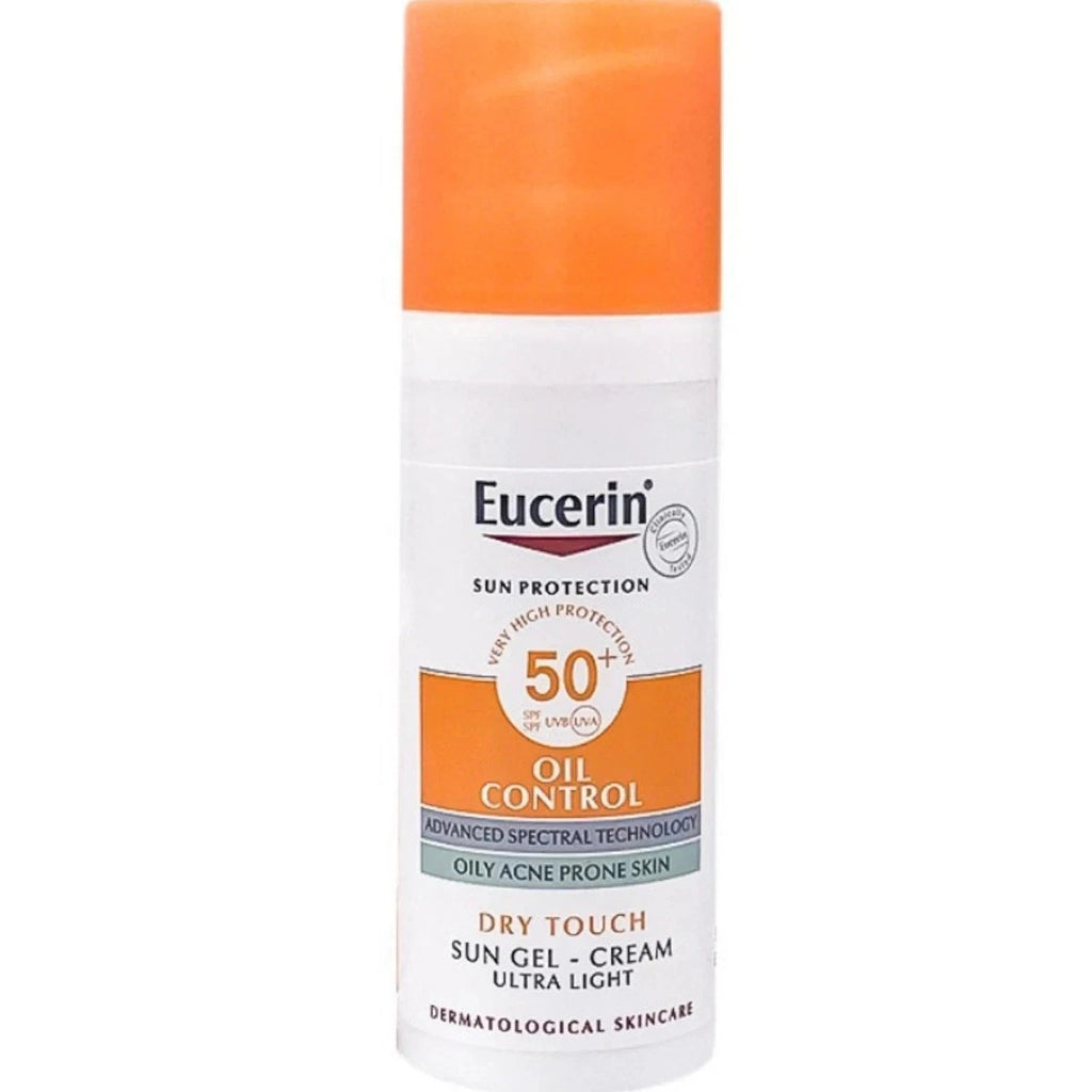 Eucerin Oil Control Sun Gel-Cream SPF50+ Dry Touch 50ml - Acne & Sensitive Skin