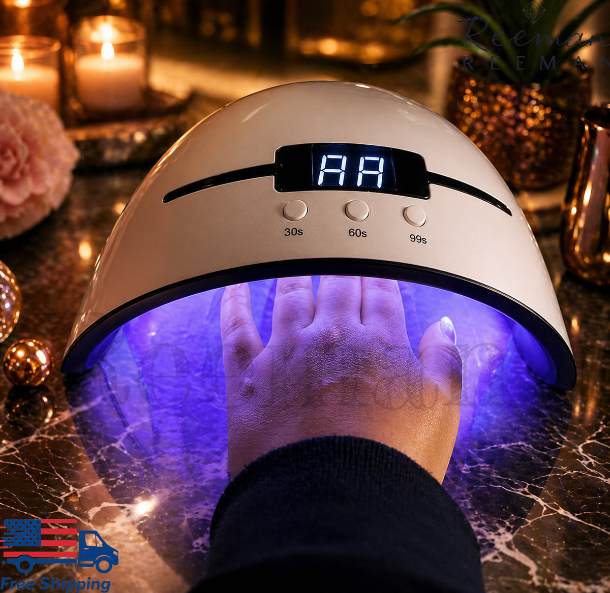 36W Nail Polish Dryer UV LED Lamp for Gel Curing Manicure Fast Drying