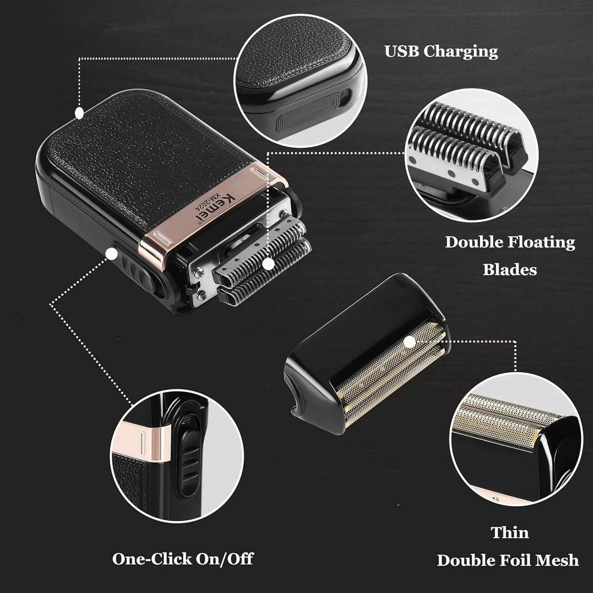 Men's Professional Hair Clipper & Grooming Kit - Cordless Trimmer Set