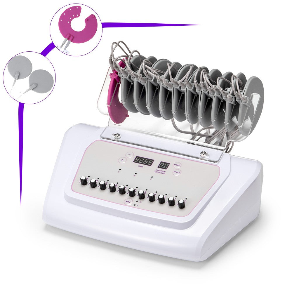 2-in-1 Electric Muscle Stimulator Body Massager for Pain Relief and Toning