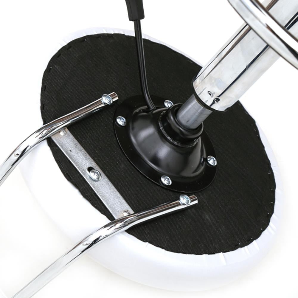 Adjustable Salon Stool with Backrest - Hydraulic Massage Chair for Beauty & Tattoo Studios
