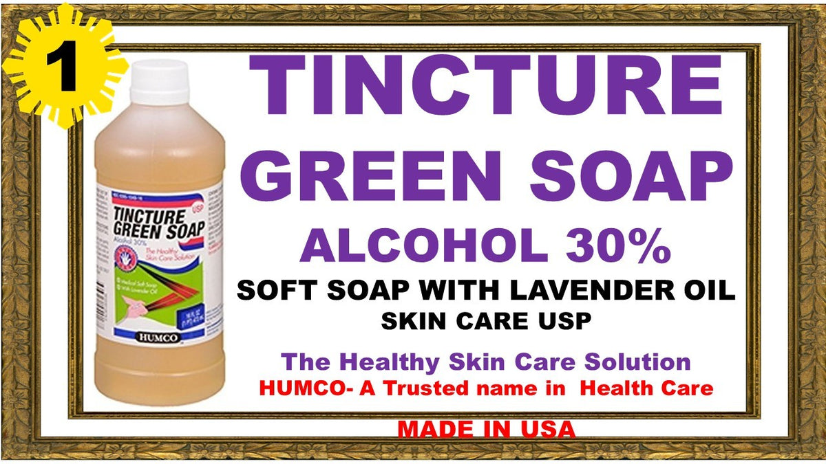 Green Soap Tincture - Skin & Hand Cleansing Solution, 16 oz