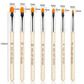 7-Pack Nail Art Brush Set for Gel Polish Drawing and Manicure