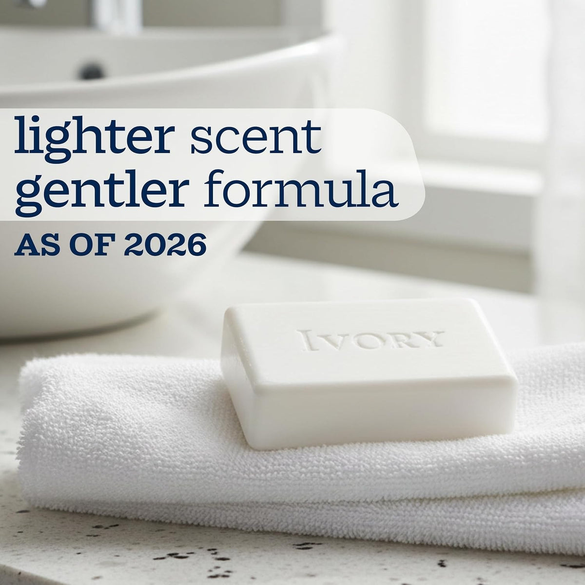 Gentle Bar Soap with Original Scent - 2 Pack, 3.17 oz, Hypoallergenic & Pure