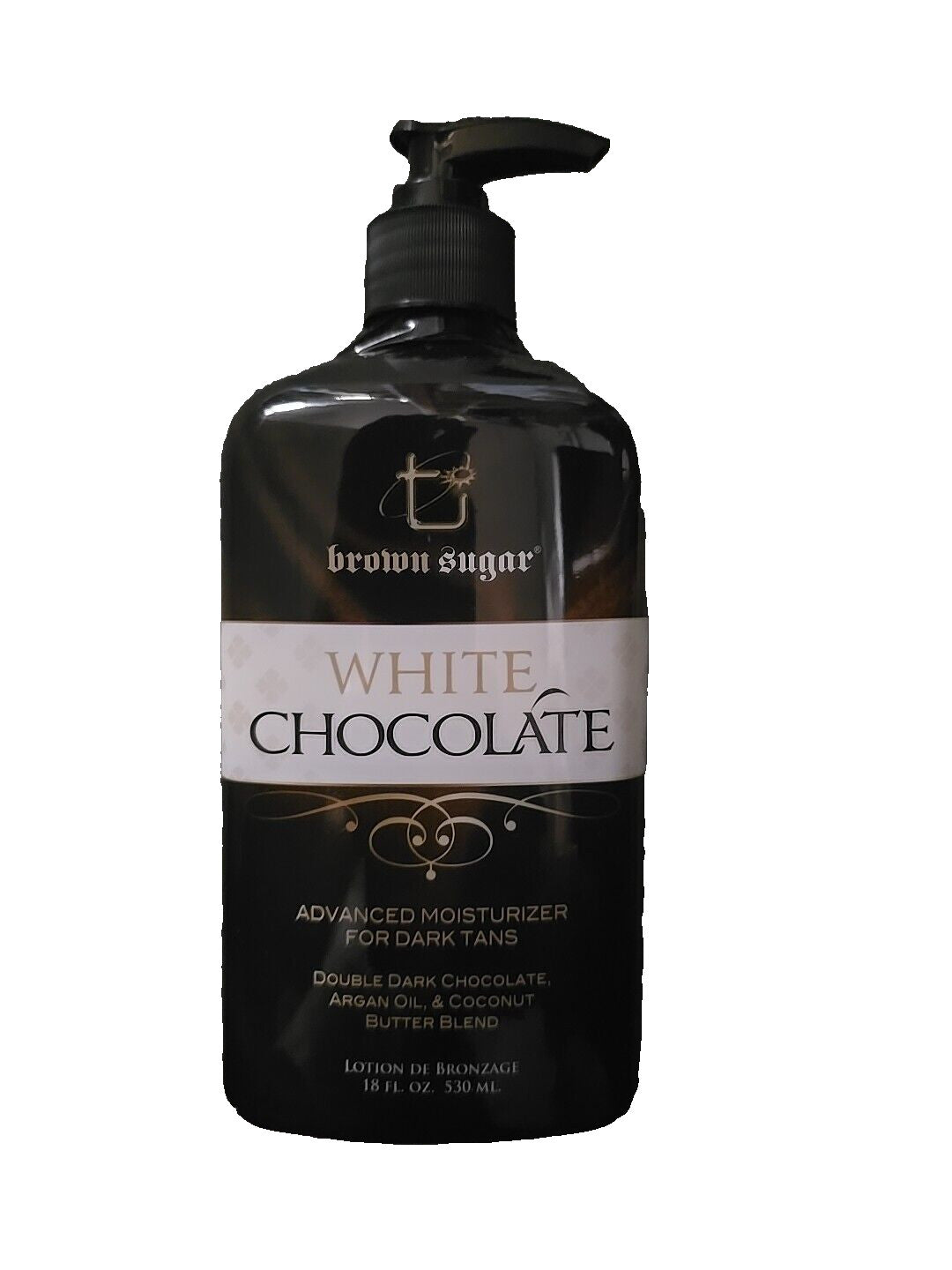 Brown Sugar White Chocolate Moisturizer Lotion for Dark Tans - 18 Fl Oz