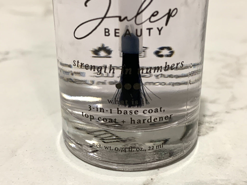Julep Strength in Numbers 3-in-1 Base & Top Coat Nail Hardener - Full Size (Set of 2)