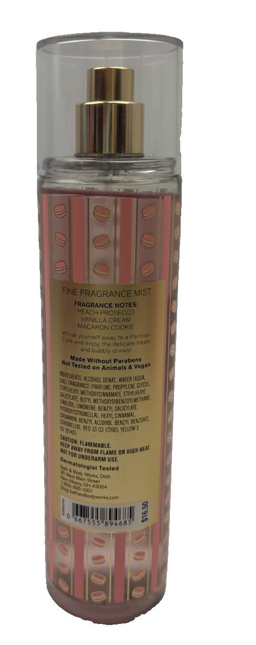 Peach Prosecco Macaron Body Mist - Fine Fragrance Spray 8 Fl Oz