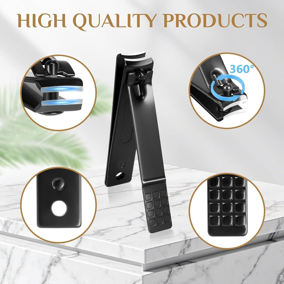 26-Piece Stainless Steel Nail Clipper & Manicure Pedicure Kit for Personal Care