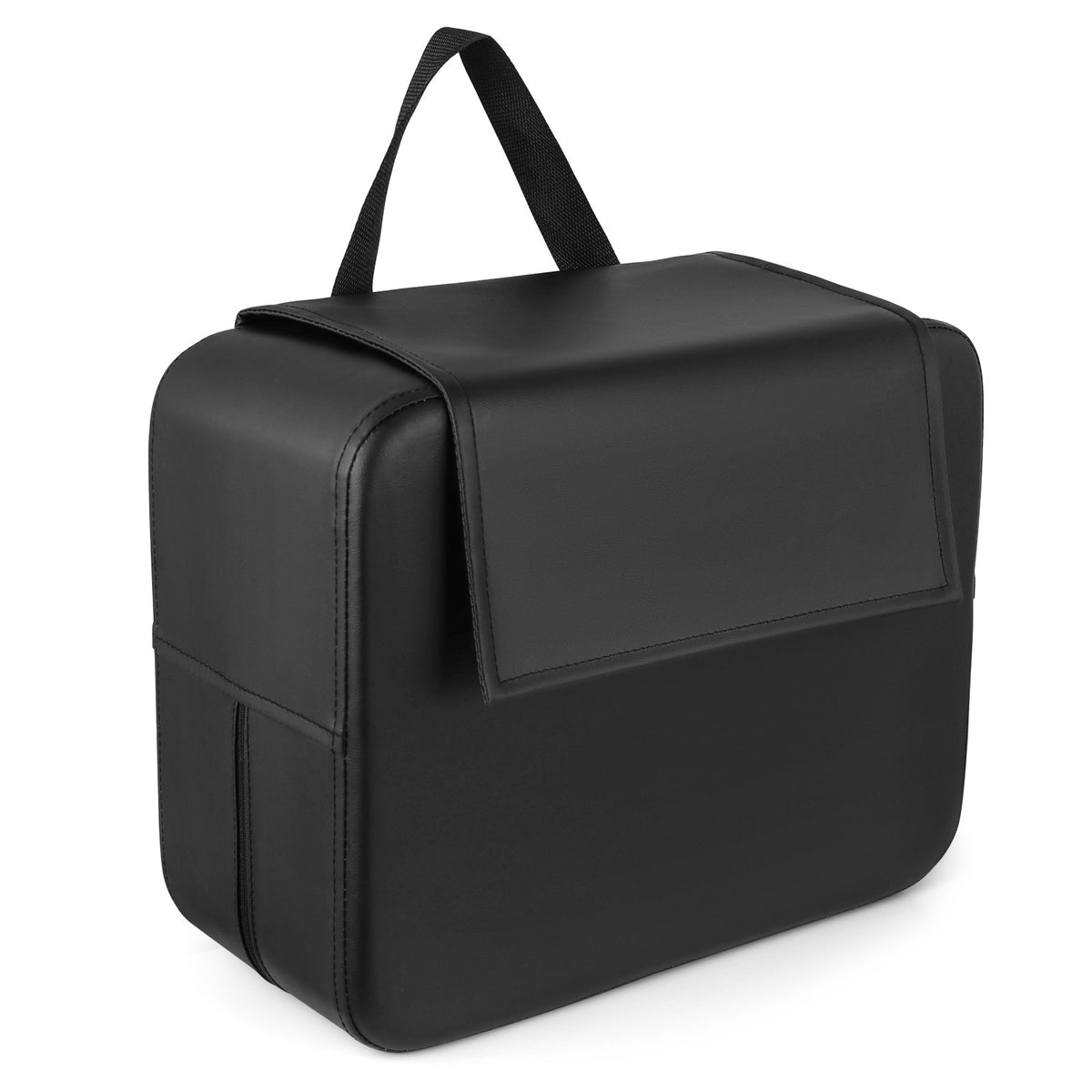 Children's Booster Seat Cushion for Barber Chairs - Black PU & Sponge