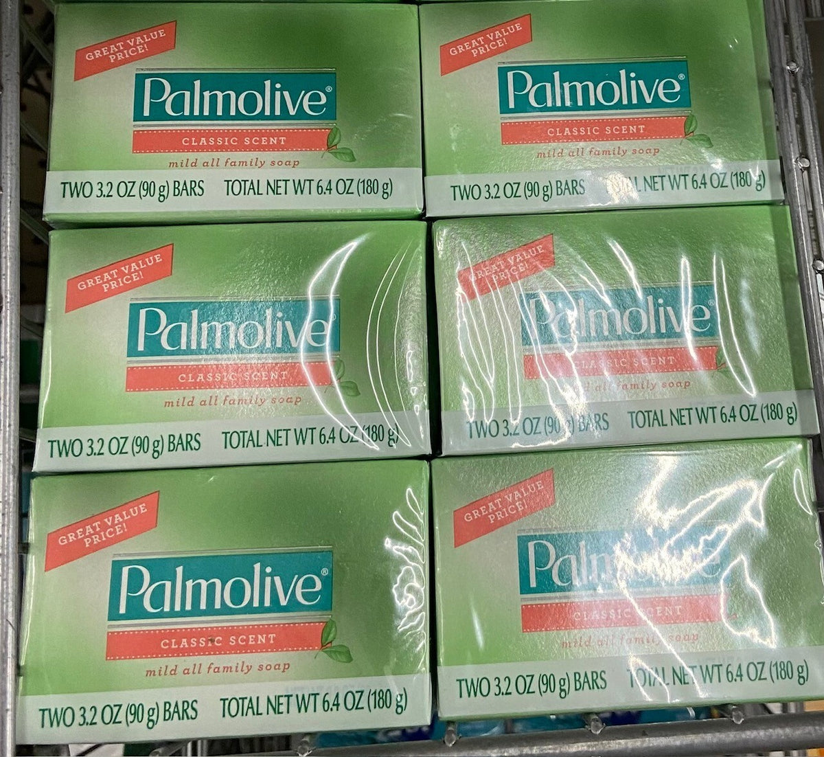 12-Pack Palmolive Mild Classic Scent Bar Soaps - 3.2 Oz All-Purpose Family Soap