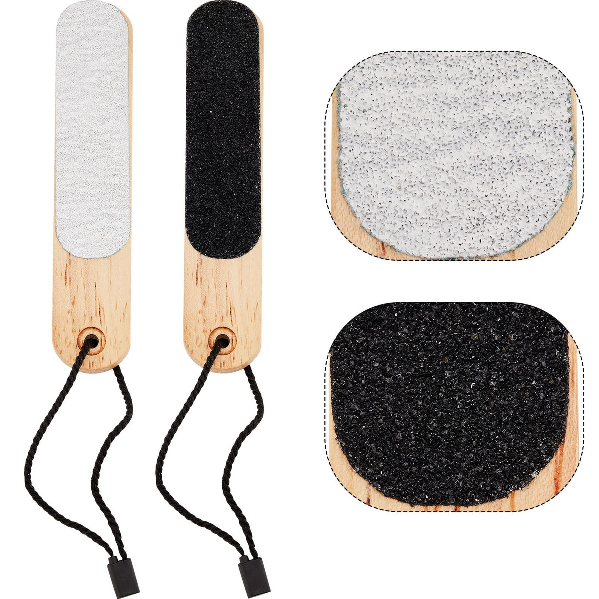 Double Sided Foot Callus Remover & Nail File Set for Climbing & Personal Care