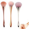 3Pcs Nail Dust Brush Set for Nail Art Cleaning and Makeup Powder Blush Brush