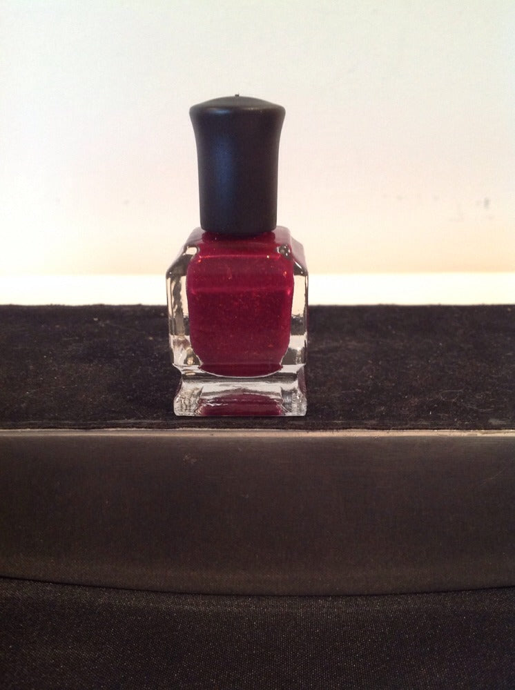 Mini Raspberry Beret Nail Polish - Red, 0.27 fl oz, Long-Lasting & Natural Formula