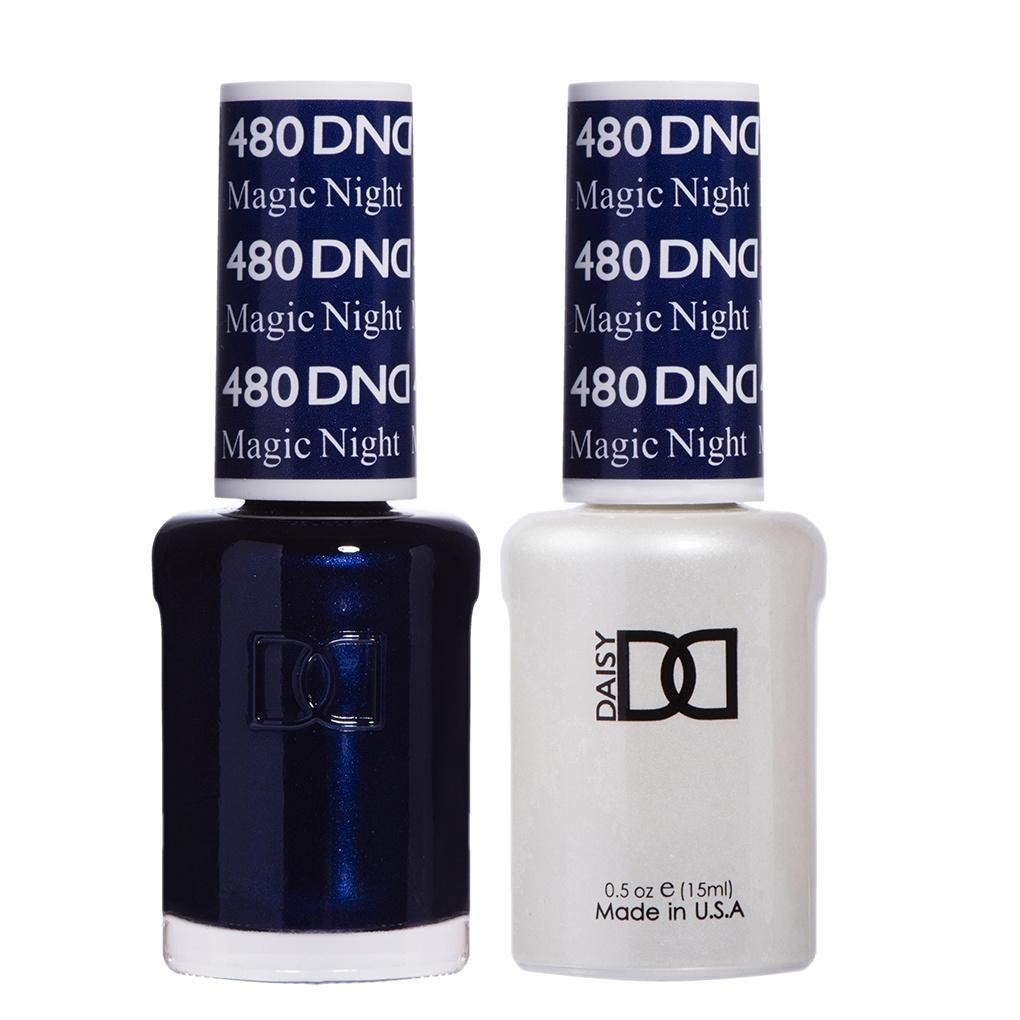 DND Duo Gel & Lacquer Nail Polish Set - Magic Night Shade