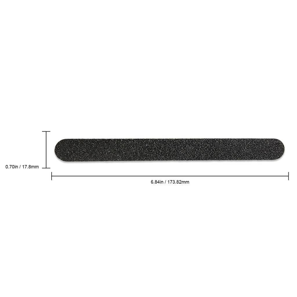 250PCS Double Sided Black Nail Files Grit 100/100 for Nail Care