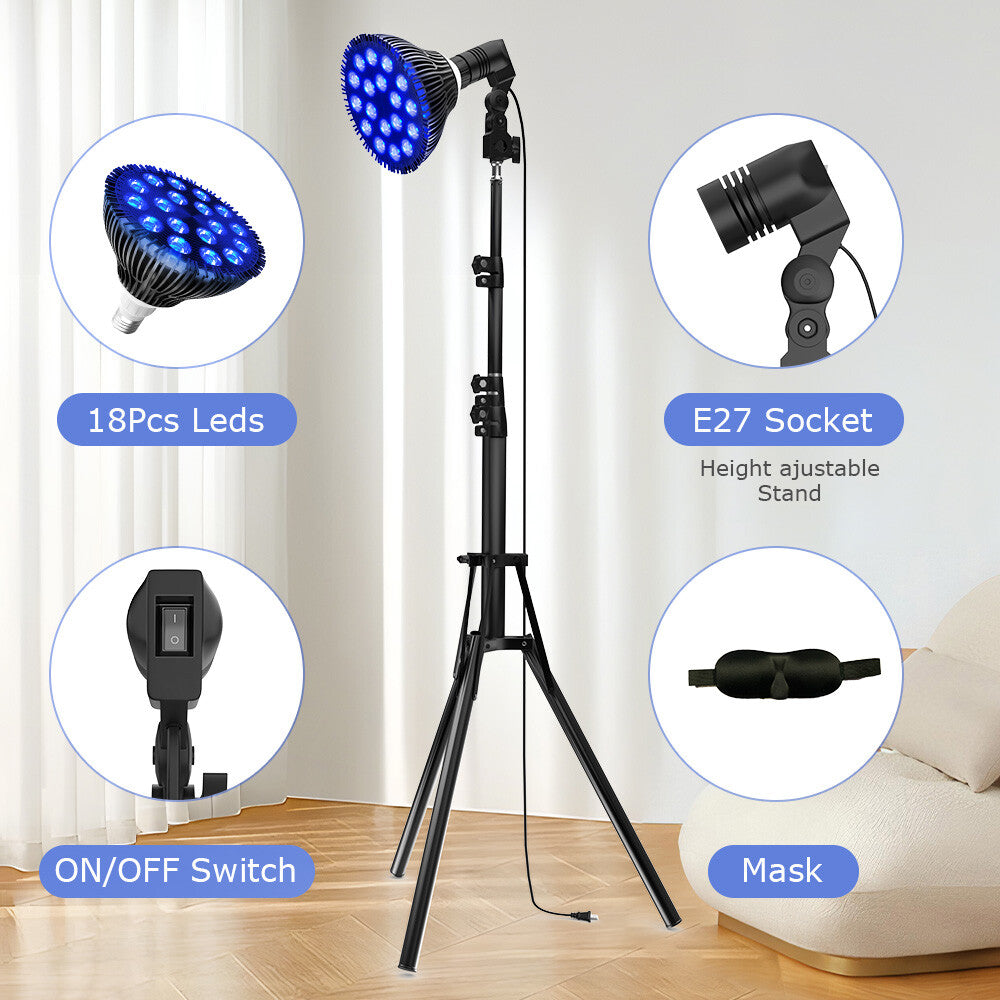 UV Tanning Lamp for Body and Face - Sunbed Solarium Light for Skin Bronzing