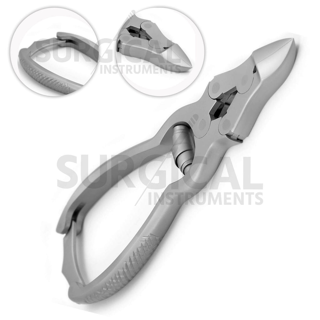 Stainless Steel Toe Nail Nipper for Thick Toenails - Surgical Pedicure Tool