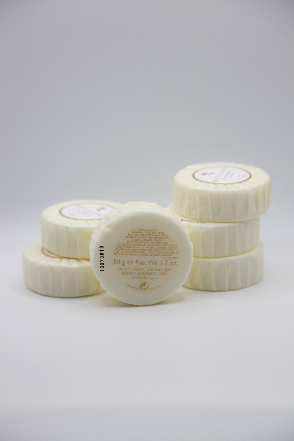 White Tea Soap Set - 12 Luxurious 75g Bar Soaps for Spa & Body Care
