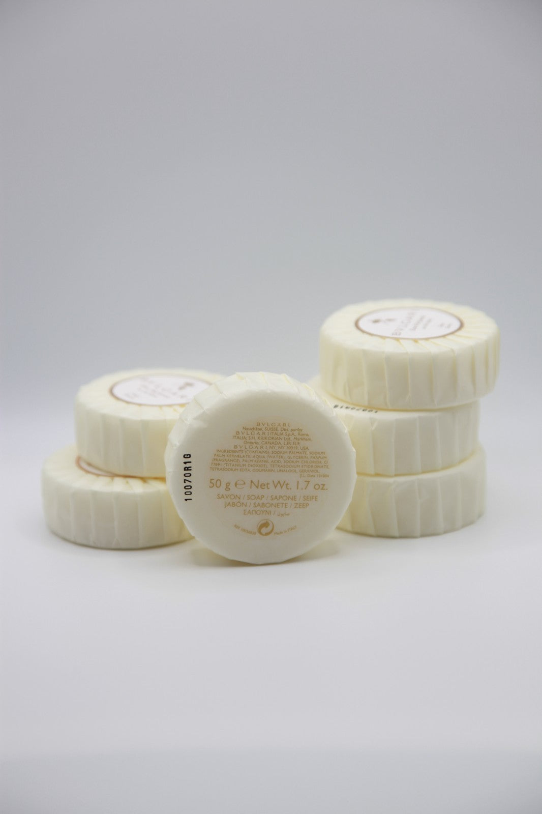 White Tea Soap Set - 12 Luxurious 75g Bar Soaps for Spa & Body Care