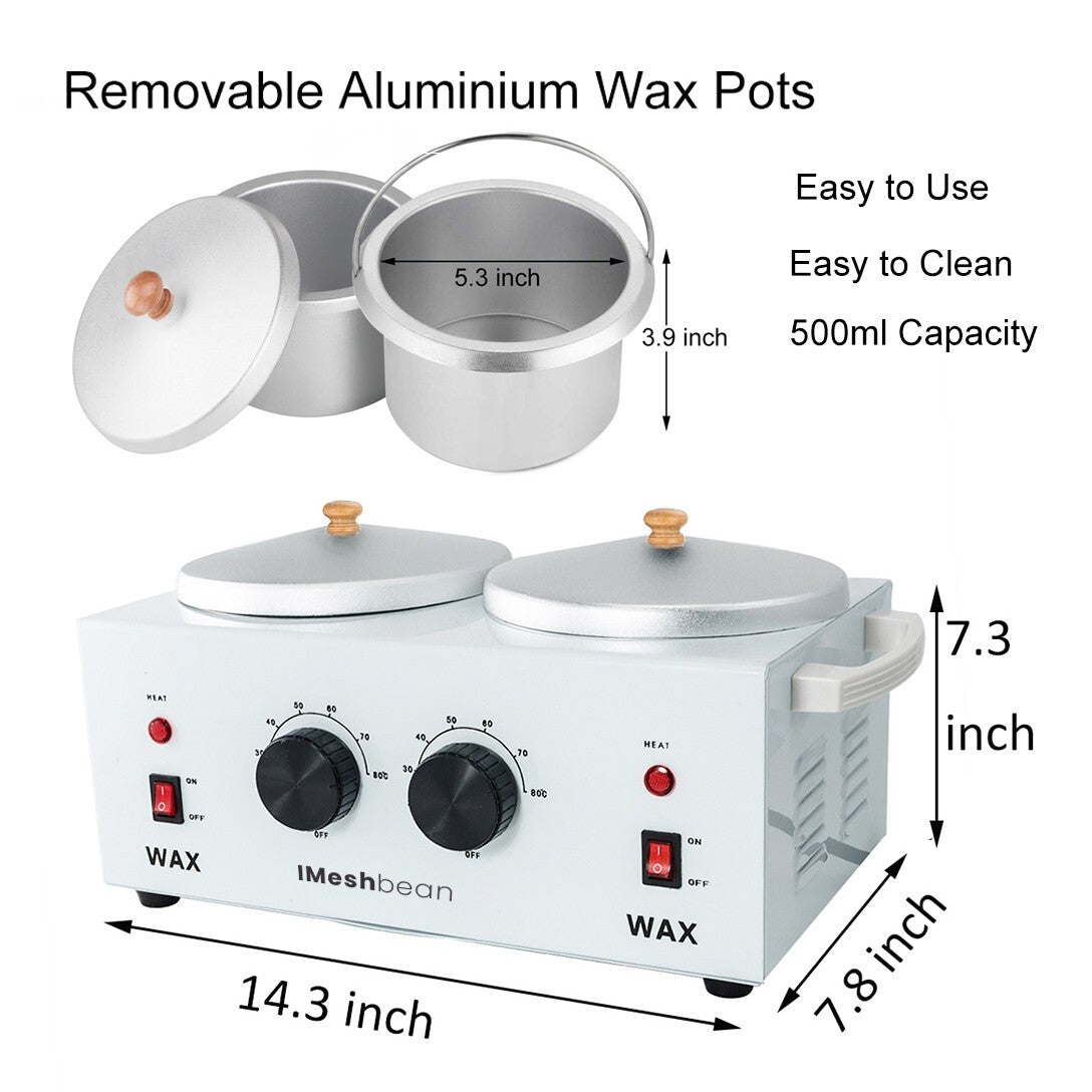 Double Pot Wax Warmer Heater for Professional Salon & Home Use