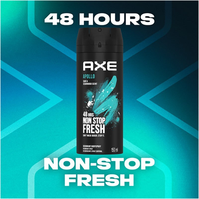Men's Deodorant Body Spray Long-Lasting Freshness 150ml - 48H Odor Protection