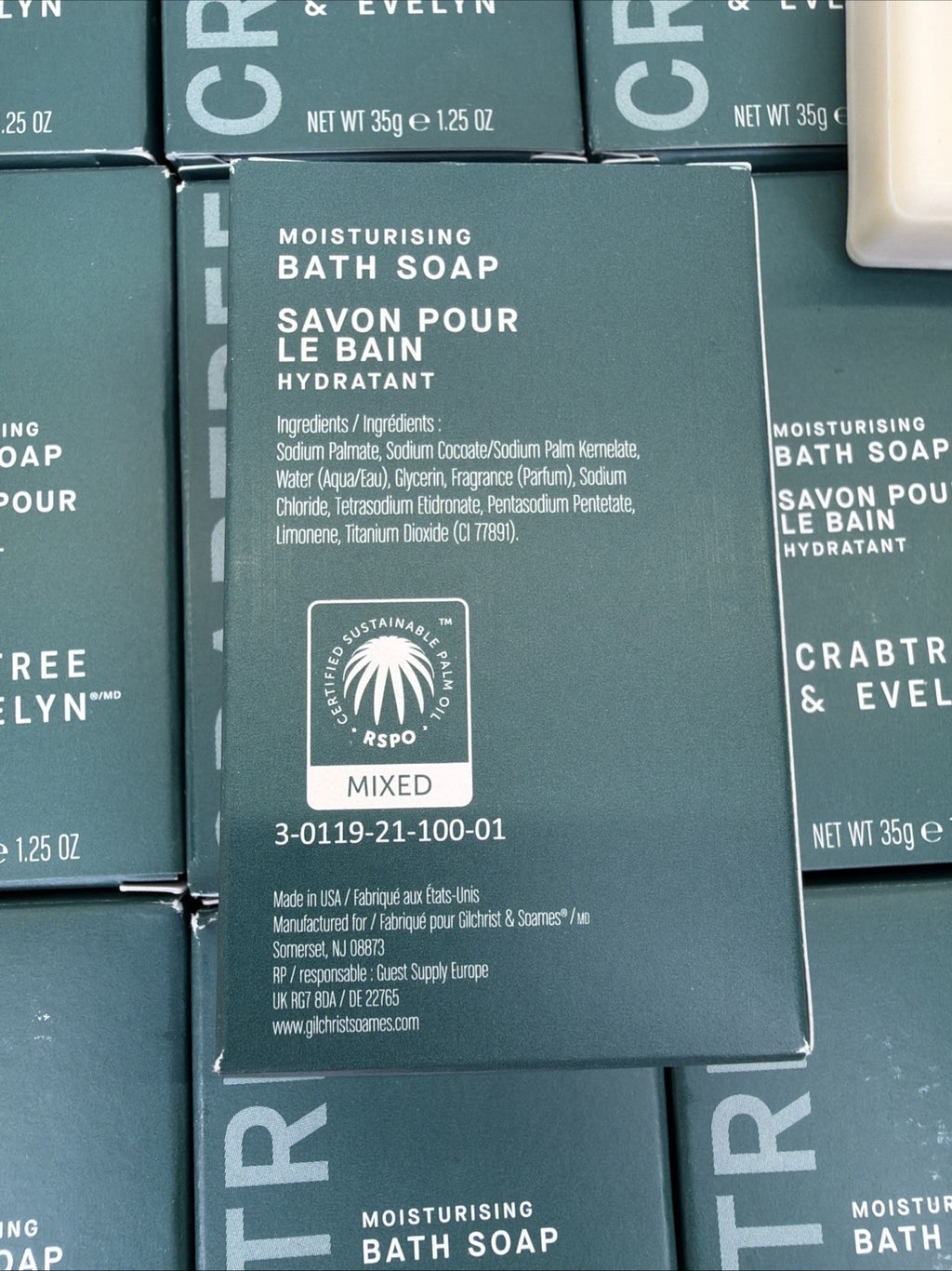 Moisturizing Bath Soap 20 Bars - Gentle Hydrating Cleansing