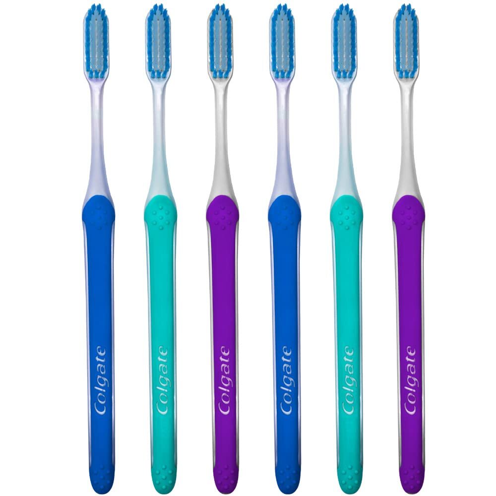Gentle Soft Toothbrush Pack of 6 for Sensitive Gums - Ultra Slim Bristles
