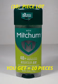 10 Pack Men’s Mountain Air 48-Hour Gel Deodorant - New & Sealed