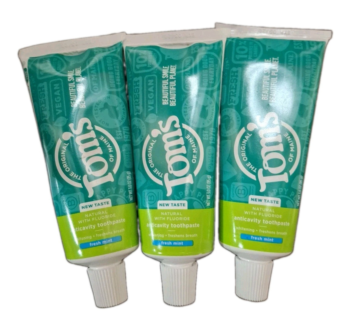 Travel Size Anticavity Toothpaste Fresh Mint 3 oz - Pack of 6