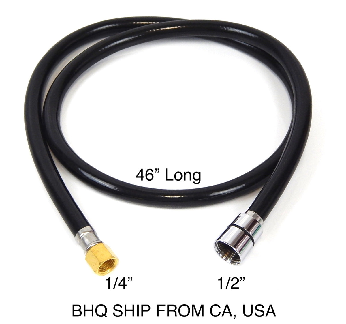 Salon Shampoo Equipment Sprayer Hose for Backwash Units - 46 Inches Long