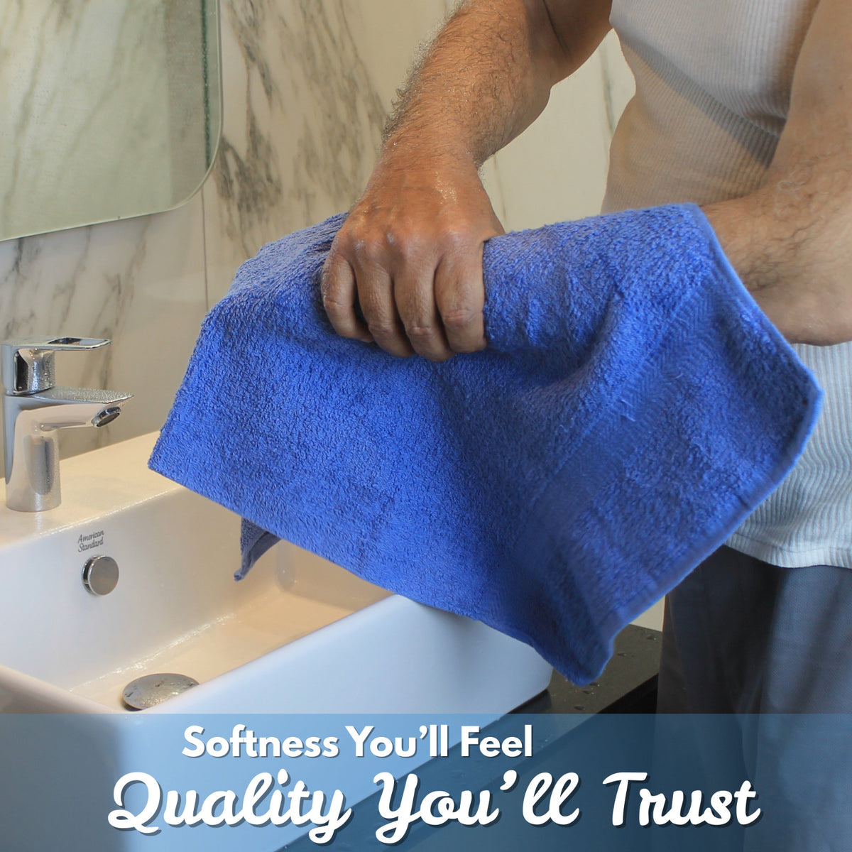 Salon Towels 16x27 Inches Pack of 36 - 100% Cotton Spa Hand Towels