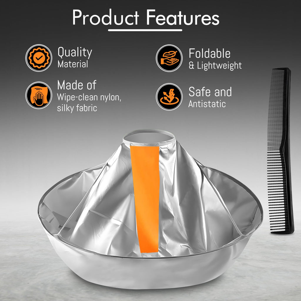 Professional Hair Cutting Cape for Men Salon Barber & Home Use