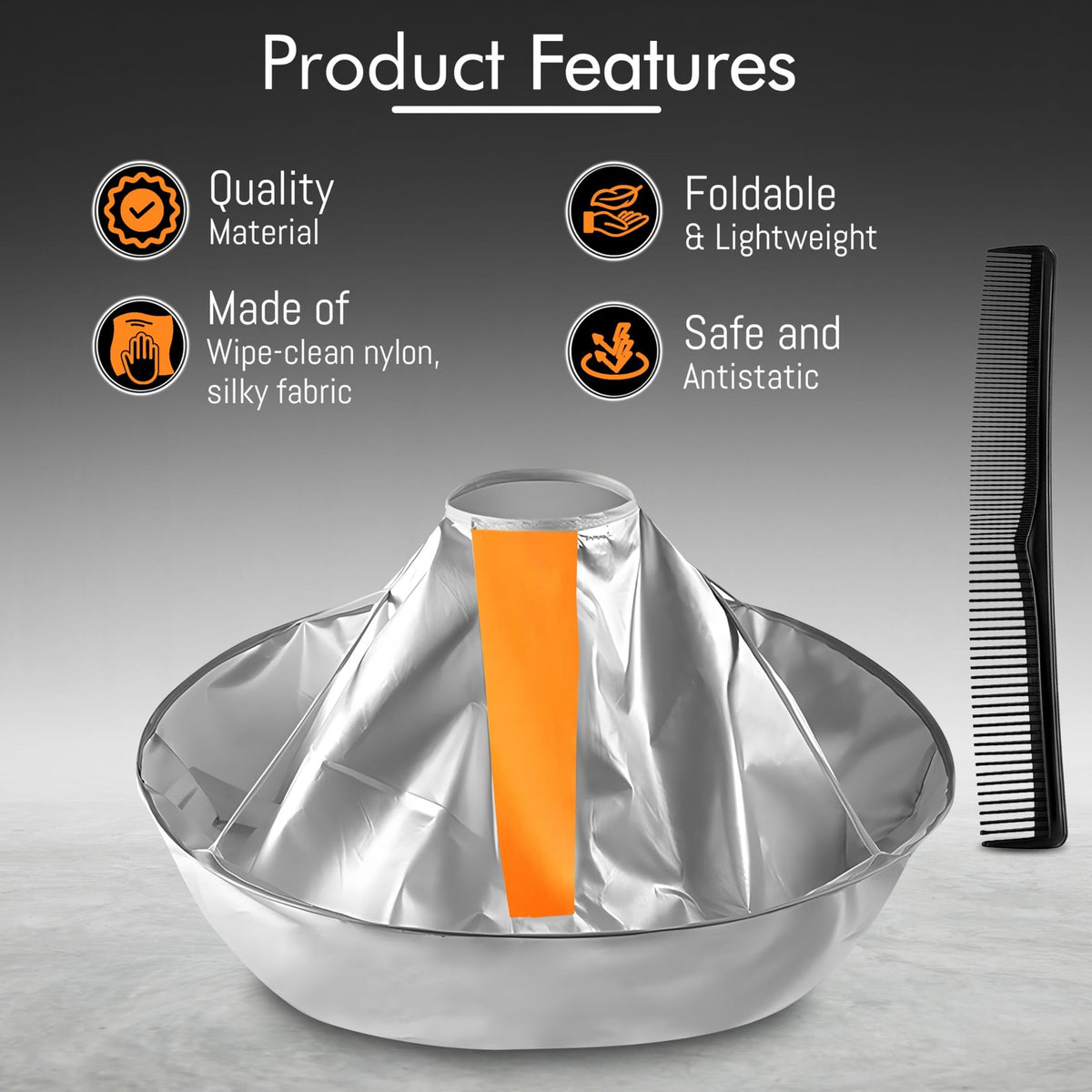 Professional Hair Cutting Cape for Men Salon Barber & Home Use