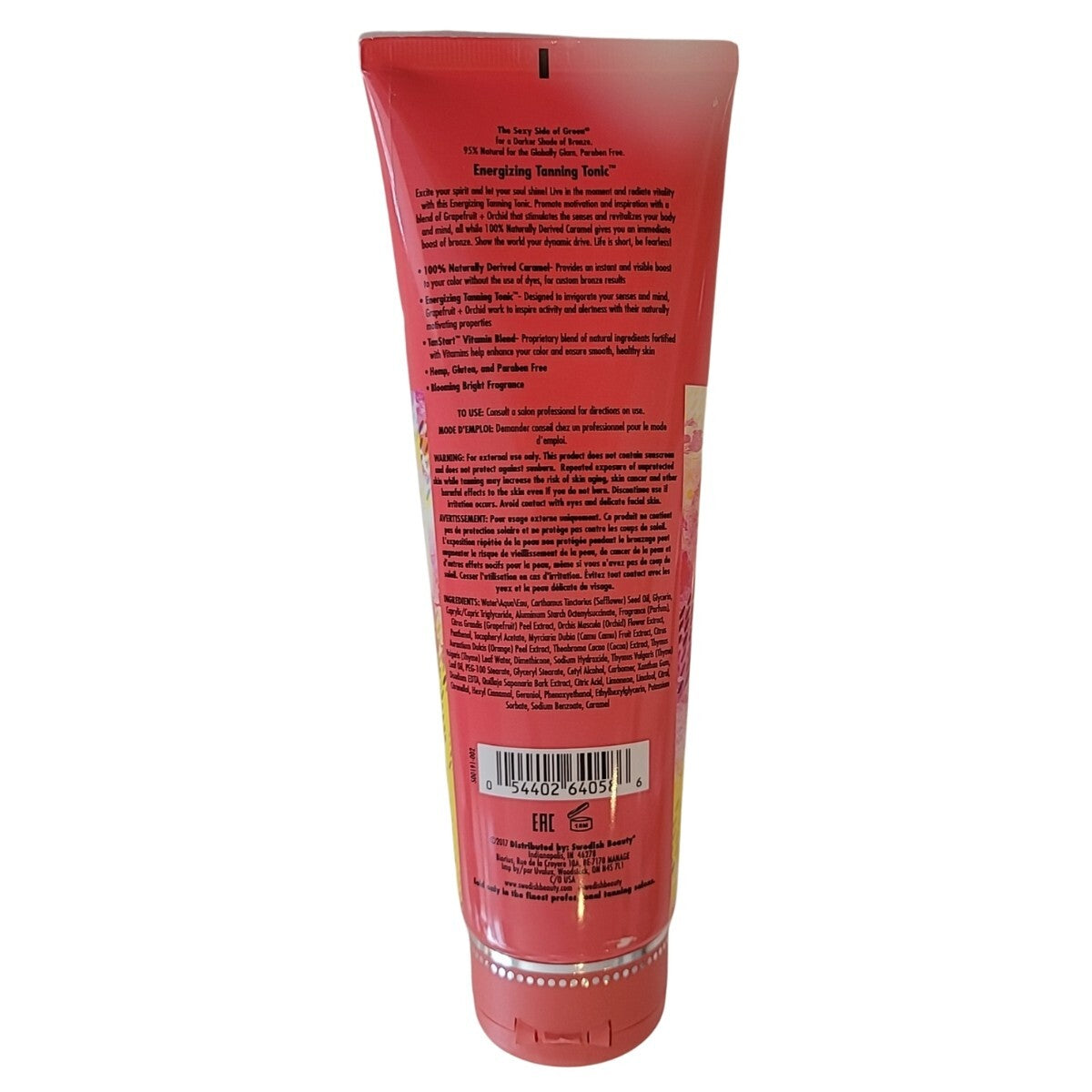 Natural Bronzer Tanning Bed Lotion with Botanical Extracts - 250ml