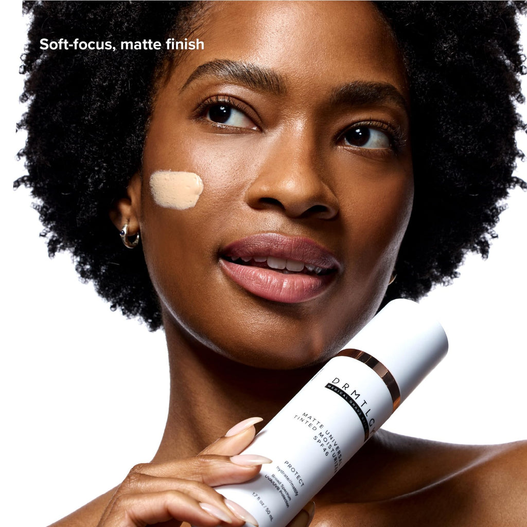 Matte Tinted Moisturizer SPF 46 - Universal Skin Tone, Hydrating Face Cream