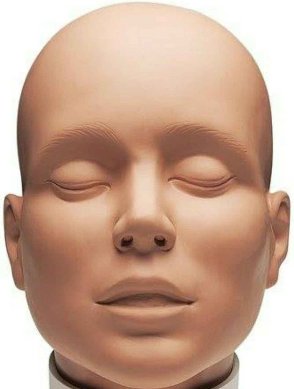 Practice Head for Makeup Artistry Vinyl Mannequin Face Study Tool