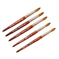 Professional Kolinsky Acrylic Nail Brush - Round, Multiple Sizes
