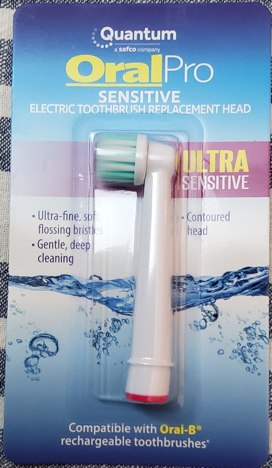 Ultra Soft Sensitive Gum Care Electric Toothbrush Replacement Head - 12 Pack