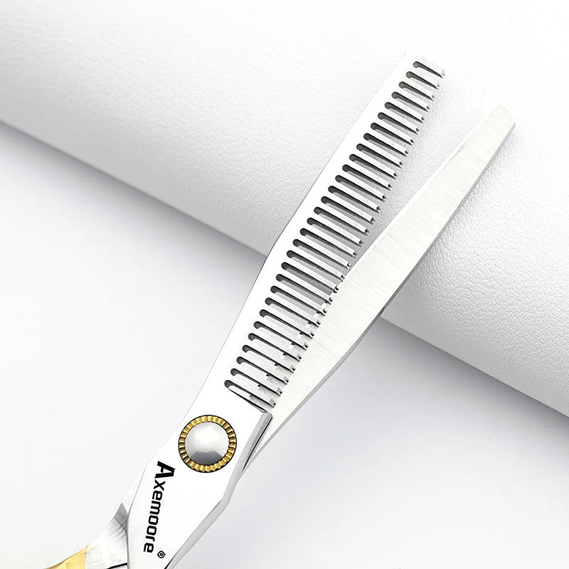 Salon Thinning Scissors with Japan VG10 Steel 6 Inch Blades No Cutting