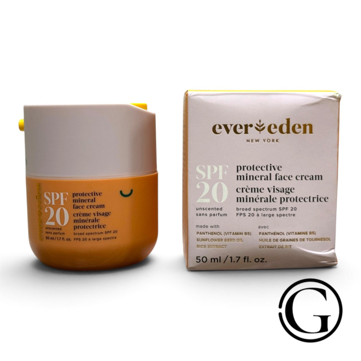 Kids Mineral Sunscreen SPF 20 Unscented 1.7 oz - Gentle Face Protection
