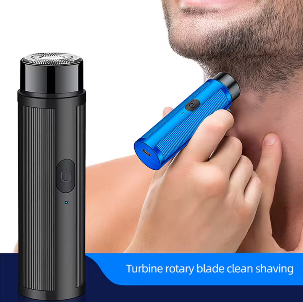 Mini Electric Shaver Rechargeable Rotary Razor for Women & Men, Portable & Washable