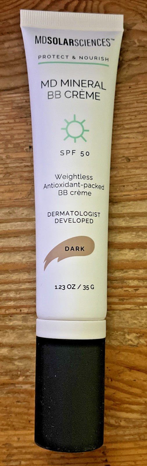 Mineral BB Cream SPF 50 Sunscreen Dark Tinted Lotion - Sun Protection