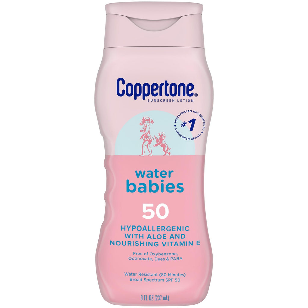 Baby Sunscreen Lotion SPF 50 Hypoallergenic Water-Resistant 8oz