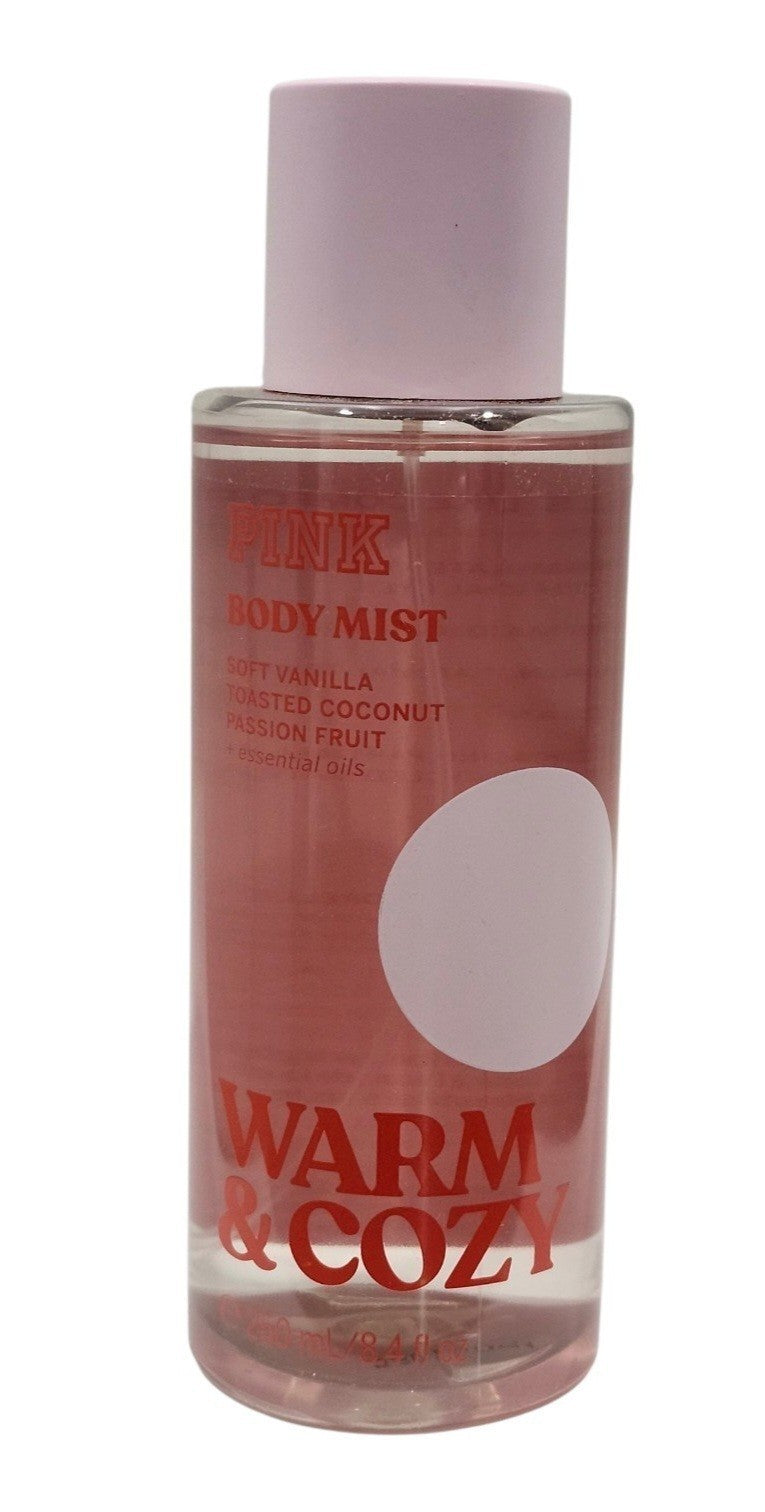 Victoria's Secret Pink Warm & Cozy Body Mist 8.4 OZ - Moisturizing Fragrance