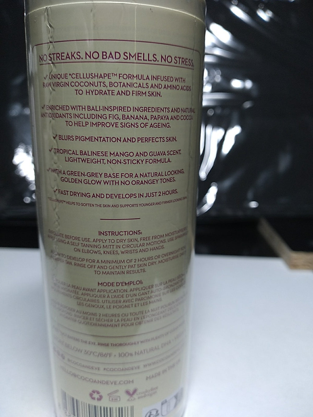Bronzing Foam Sunless Tanning Mousse - Dark Shade, 6.76 fl oz