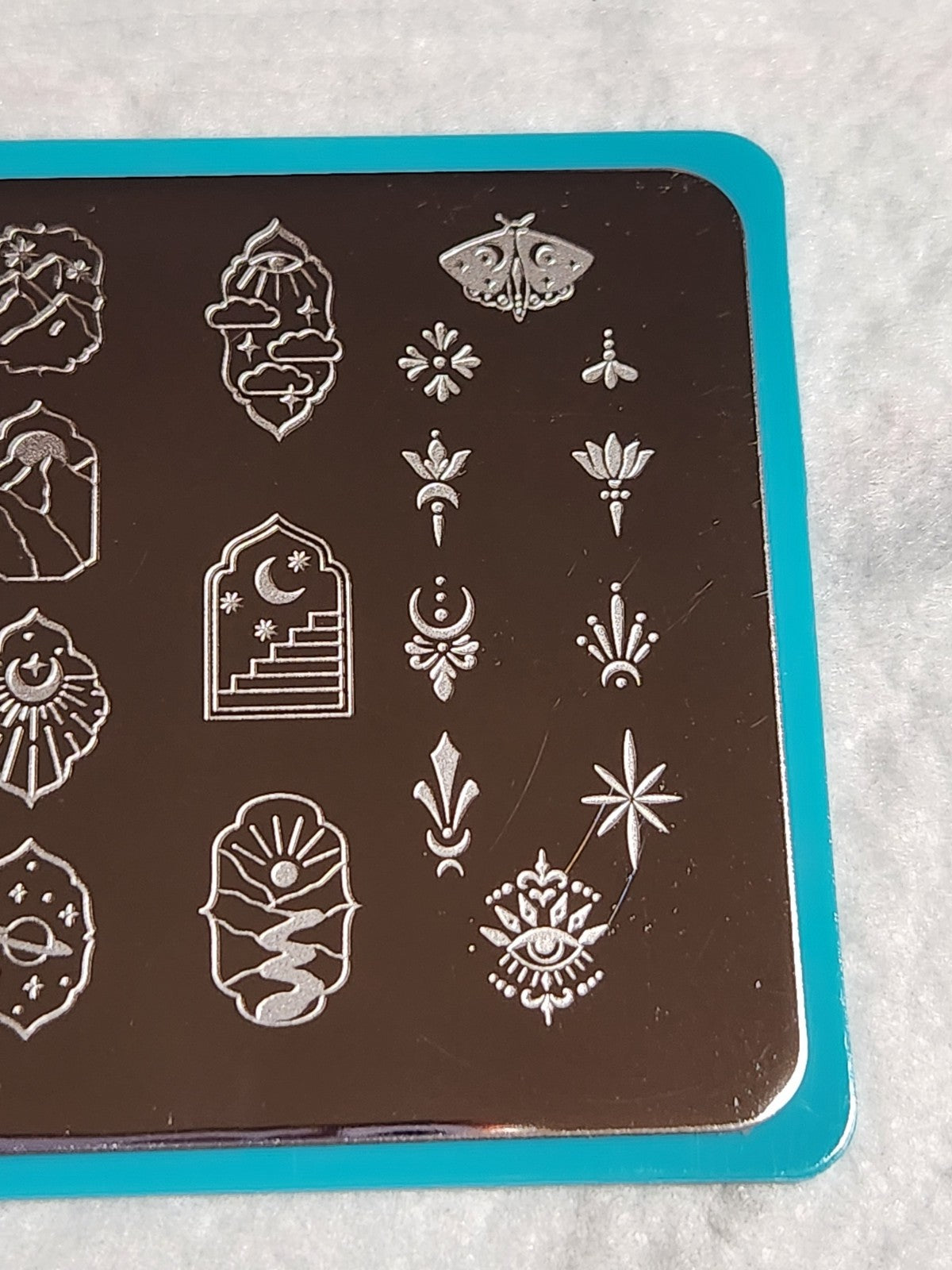 Nail Stamping Plate Manicure Maniology Mani X Me Lonely MXM141